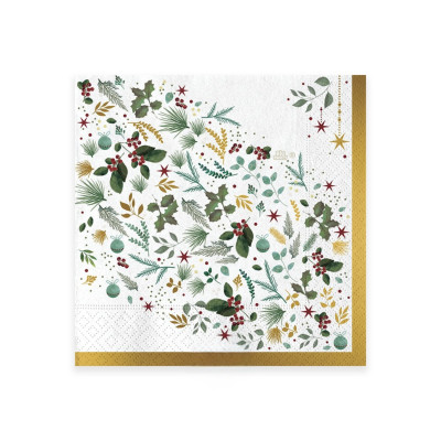 Coordinato tavola Natale WHITE CHRISTMAS sottopiatti piatti bicchieri tovaglioli