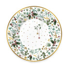 Coordinato tavola Natale WHITE CHRISTMAS sottopiatti piatti bicchieri tovaglioli