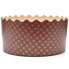 2 STAMPI stampo PANETTONE 5 kg BASSO in carta FORMA PIROTTINO NATALE PANDORO