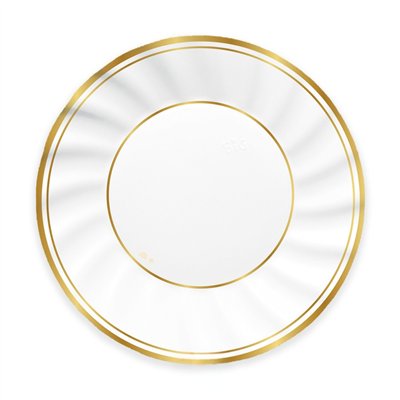 Coordinato tavola Natale Classic Gold Metal piatti bicchieri tovaglioli