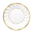 Coordinato tavola Natale Classic Gold Metal piatti bicchieri tovaglioli