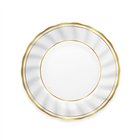 Coordinato tavola Natale Classic Gold Metal piatti bicchieri tovaglioli