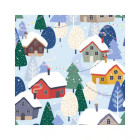 Scatola per dolci in cartoncino per alimenti - Decori casette natale -17,5x8,5cm