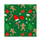 Scatola per dolci in cartoncino per alimenti - decori Ginger - 17,5x8,5cm