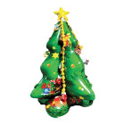 Pallone a forma ALBERO di NATALE 3D con base per rimanere in piedi - 145x105cm