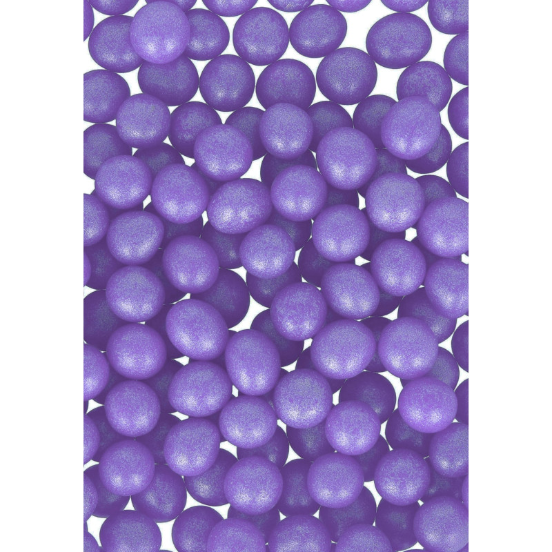 Perline LILLA in ZUCCHERO 60g - perle sferiche ideale per decori torte