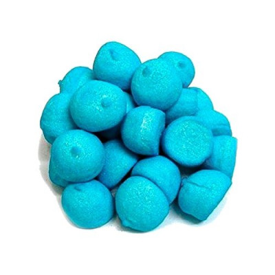 Marshmallow 900 gr PALLE DA GOLF AZZURRE soffici, con una copertura di zucchero brillante