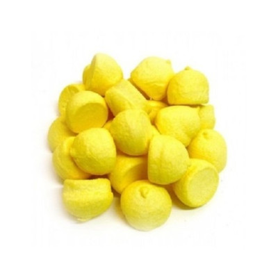 Marshmallow 900 gr PALLE DA GOLF GIALLO soffici, con una copertura di zucchero brillante