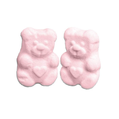Marshmallow 900 gr ORSETTI ROSA soffici, con una copertura di zucchero brillante