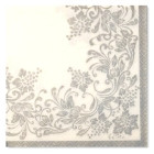 Set 40 pz Coordinato - NOBLESSE ARGENTO - piatti, bicchieri, tovaglioli  addobbo decoro tavola