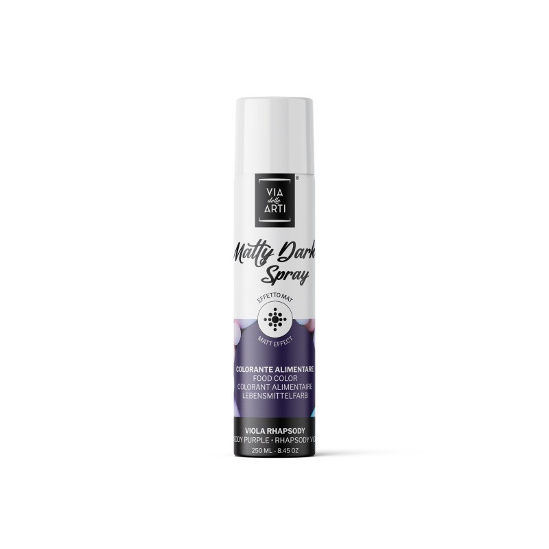 Colorante alimentare Spray VIOLA RHAPSODY opaco - per Dolci e Torte - 250ml