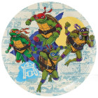Coordinato tavola festa Turtles Tartarughe Ninja - Piatti, bicchieri, tovagliolo