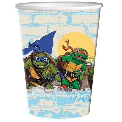Coordinato tavola festa Turtles Tartarughe Ninja - Piatti, bicchieri, tovagliolo