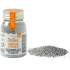 Perline ARGENTO in ZUCCHERO 100g - perle sferiche 1,5 MMi deale per decori torte e dolci