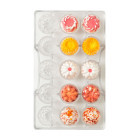 Stampo cioccolatini forma FIORI summer fantasia di cioccolato in policarbonato con 15 Cavità