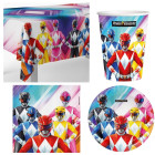 Coordinato POWER RANGERS - feste party piatti bicchieri tovaglioli tovaglia