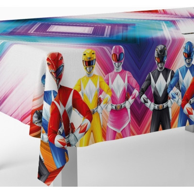 Coordinato POWER RANGERS - feste party piatti bicchieri tovaglioli tovaglia