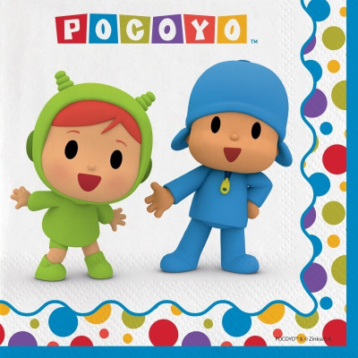 Coordinato POCOYO - feste party piatti bicchieri tovaglioli tovaglia