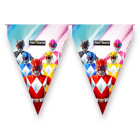 FESTONE bandierine POWER RANGERS - 3mt - in carta
