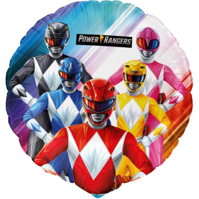 Pallone POWER RANGERS - palloncino in foil Mylar gonfiabile elio o aria Ø45cm
