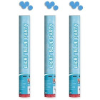 3 x Cannone Tubo Sparacoriandoli CELESTE 40CM