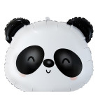 Pallone Palloncino foil mylar viso PANDA 57x53cm - gonfiabile ad aria o elio