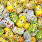 1 kg Cioccolatini al latte tenerotti Pasqua assortiti ripieno crema latte