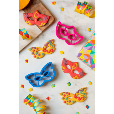 2 Tagliapasta MASCHERA VENEZIANA mascherina per biscotti, Dolci, Torte CARNEVALE