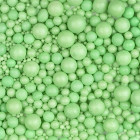 Perline VERDE MELA in ZUCCHERO soffici 100g - perle sferiche ideale per decori torte