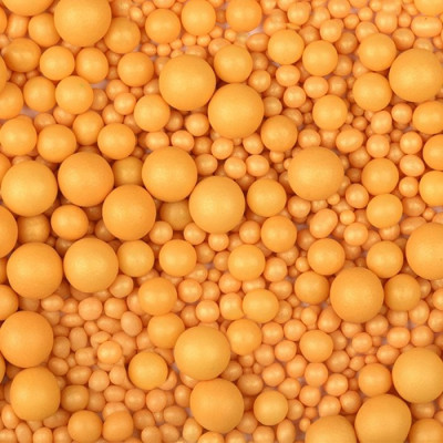 Perline PESCO in ZUCCHERO soffici 100g - perle sferiche ideale per decori torte