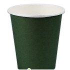 25 Bicchieri VERDE FORESTA - in carta BIODEGRADABILE Ecolor- 250cc - addobbo decoro tavola