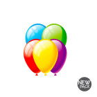 16 pallone PALLONCINI in LATTICE COLORATI - colori assortiti -  26 cm MEDIUM