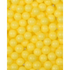 Perline GIALLO in ZUCCHERO 60g - perle sferiche ideale per decori torte