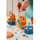 Confezione 10 pz 2D soggetti basket in Zucchero assortiti