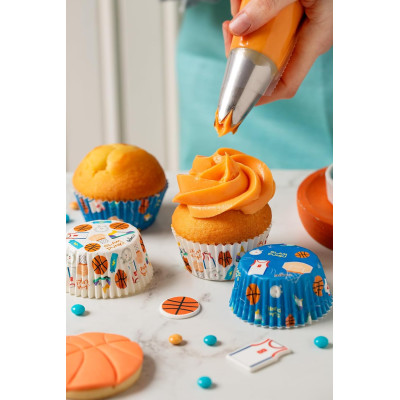 Confezione 10 pz 2D soggetti basket in Zucchero assortiti