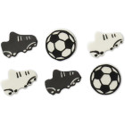 Soggetti Calcio - Decorazione in zucchero per Dolci - pallone, scarpetto calcio