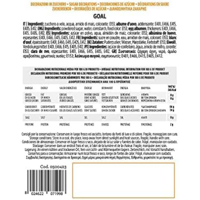 Soggetti Calcio - Decorazione in zucchero per Dolci - pallone, scarpetto calcio