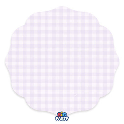 6 Sottopiatti Ø35cm Vichy Lilla piatto MAXI sottopiatto in carta monouso sagomato