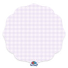 6 Sottopiatti Ø35cm Vichy Lilla piatto MAXI sottopiatto in carta monouso sagomato