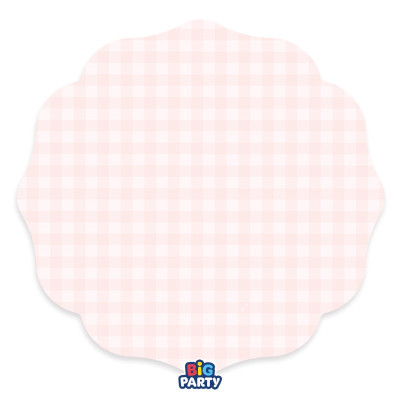 6 Sottopiatti Ø35cm Vichy Rosa piatto MAXI sottopiatto in carta monouso sagomato