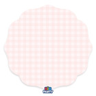 6 Sottopiatti Ø35cm Vichy Rosa piatto MAXI sottopiatto in carta monouso sagomato