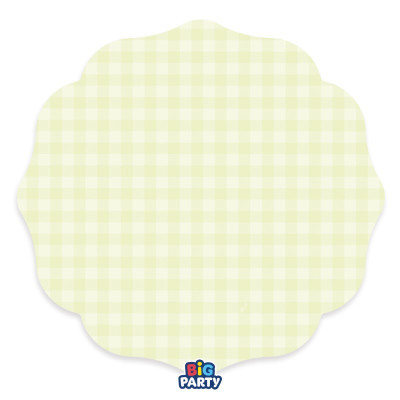 6 Sottopiatti Ø35cm Vichy Verde piatto MAXI sottopiatto in carta monouso sagomato