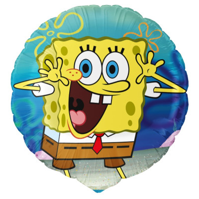 PALLONE palloncino SPONGEBOB in Mylar - 45cm - gonfiabile ad elio o aria