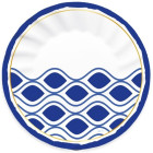 Coordinato festa Estate Mare Santorini piatti bicchieri tovaglioli