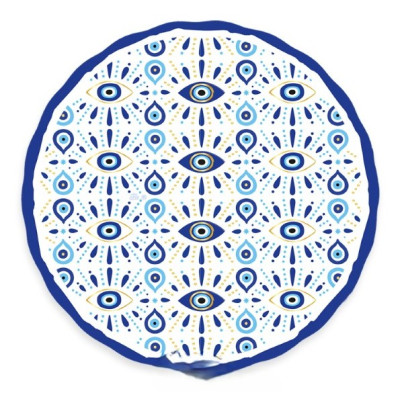 Coordinato festa Estate Mare Santorini piatti bicchieri tovaglioli