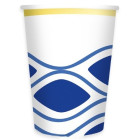 Coordinato festa Estate Mare Santorini piatti bicchieri tovaglioli