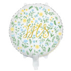Pallone PALLONCINO in Foil Mylar PRIMA COMUNIONE IHS- gonfiabile ad aria o ad elio 45 cm