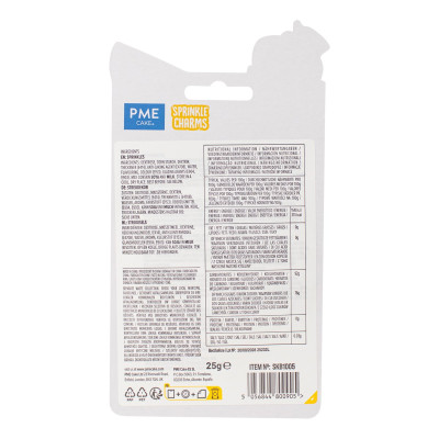 Decorazioni MINI OCCHI - 7 mm in ZUCCHERO SPRINKLE MIX per torte dolci - 25g