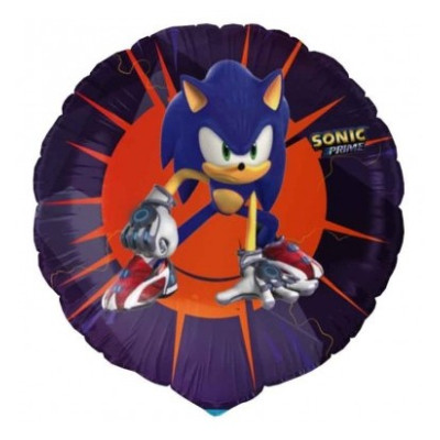 PALLONE palloncino SONIC in Mylar - 45cm - gonfiabile ad elio o aria