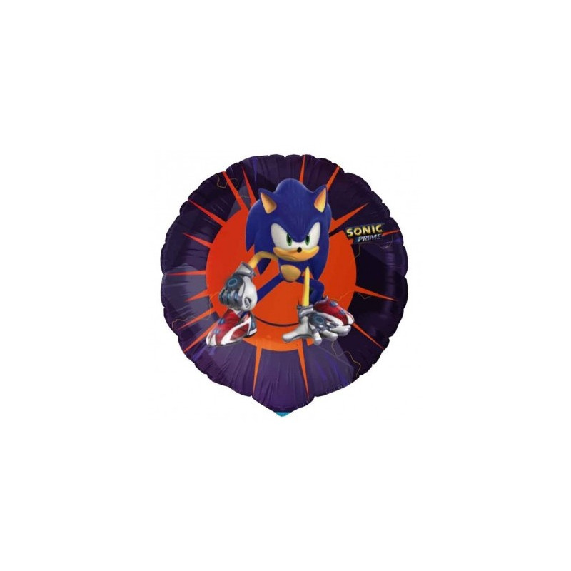 PALLONE palloncino SONIC in Mylar - 45cm - gonfiabile ad elio o aria
